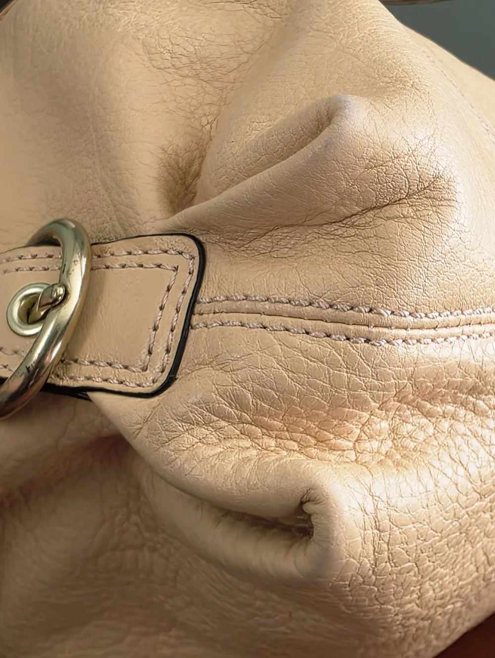 Coach 14574 Ashley Carryall Satchel Yellow Leather Shoulder Bag Y2K - Picture 6 of 16